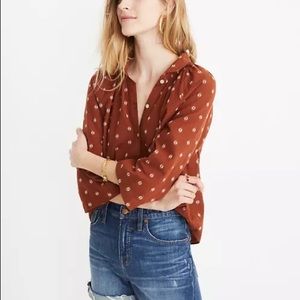 Madewell Raglan Peasant Shirt